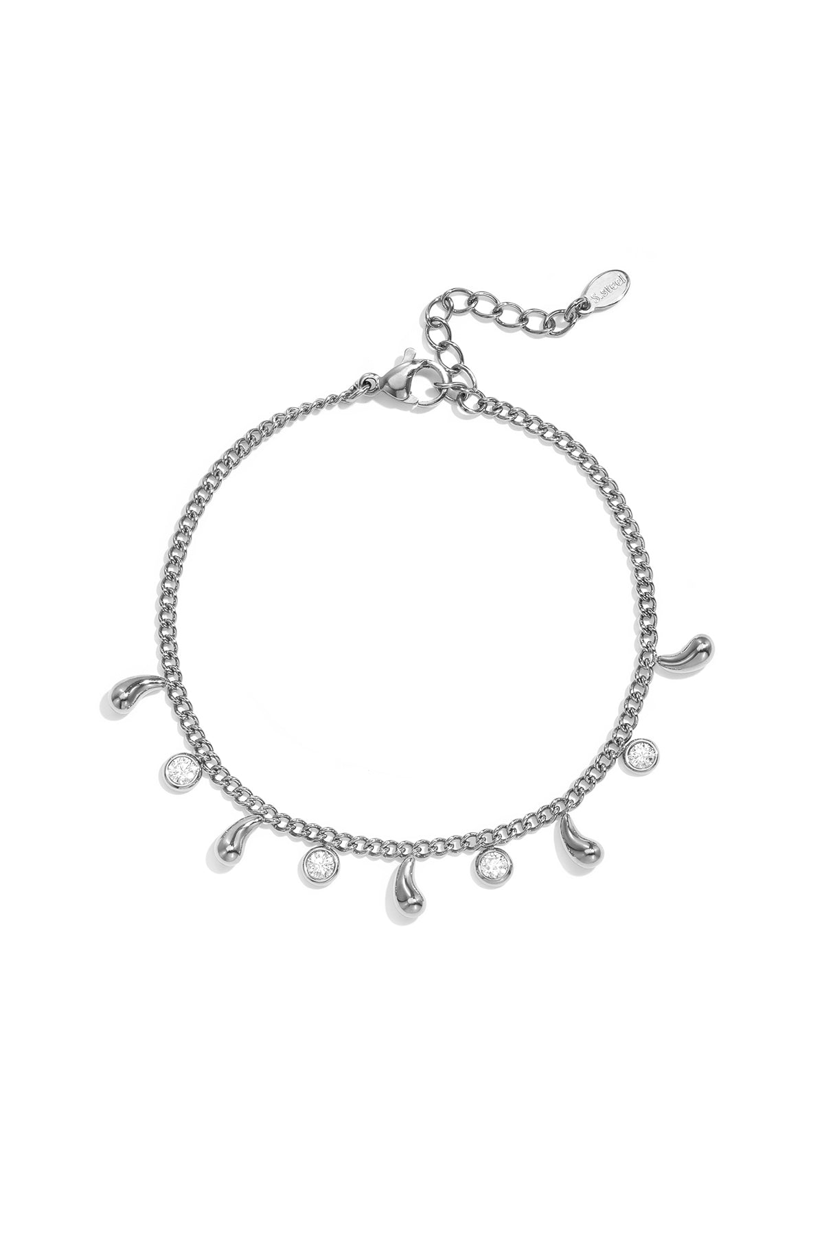 Armbanden met strass steentjes, druppelvormig, eenvoudig, dagelijks gebruik, eenvoudige serie, dames sieraden