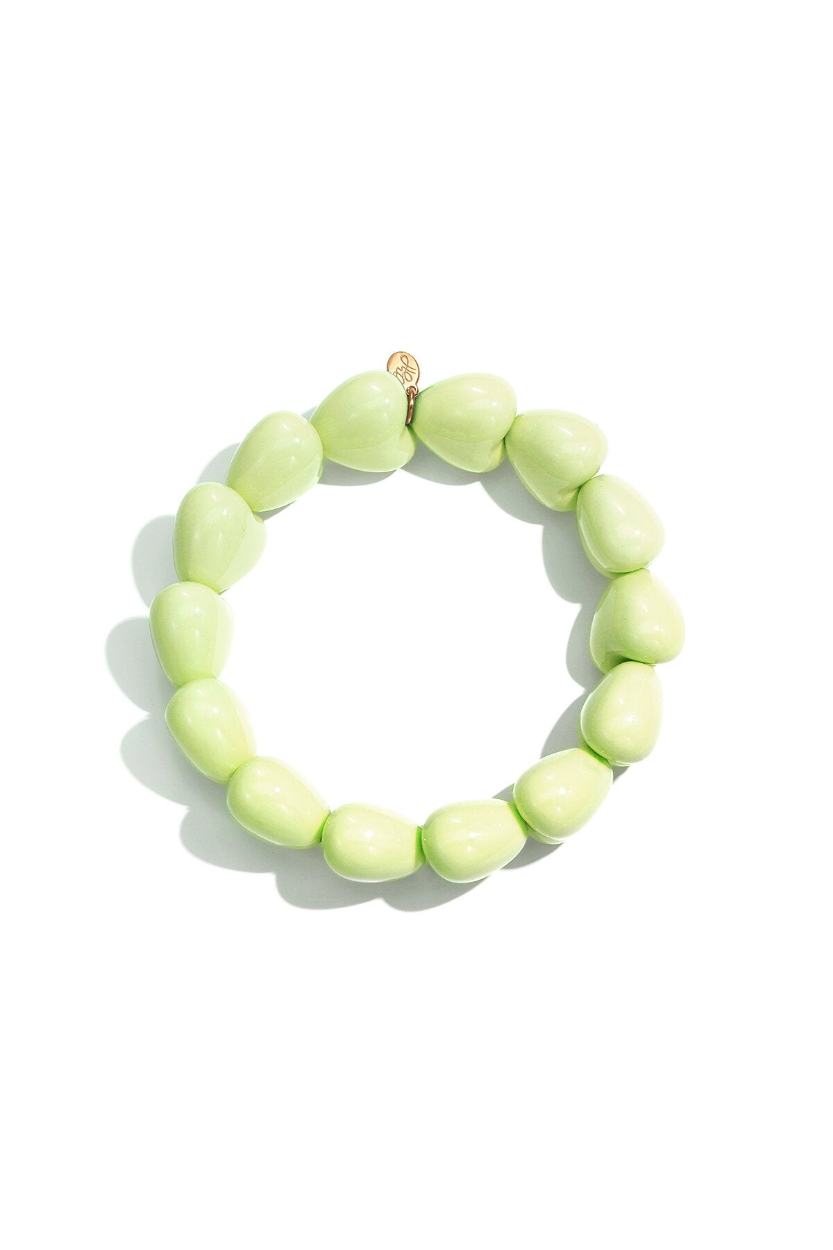 Armbandje met 14 kleine hartjes
