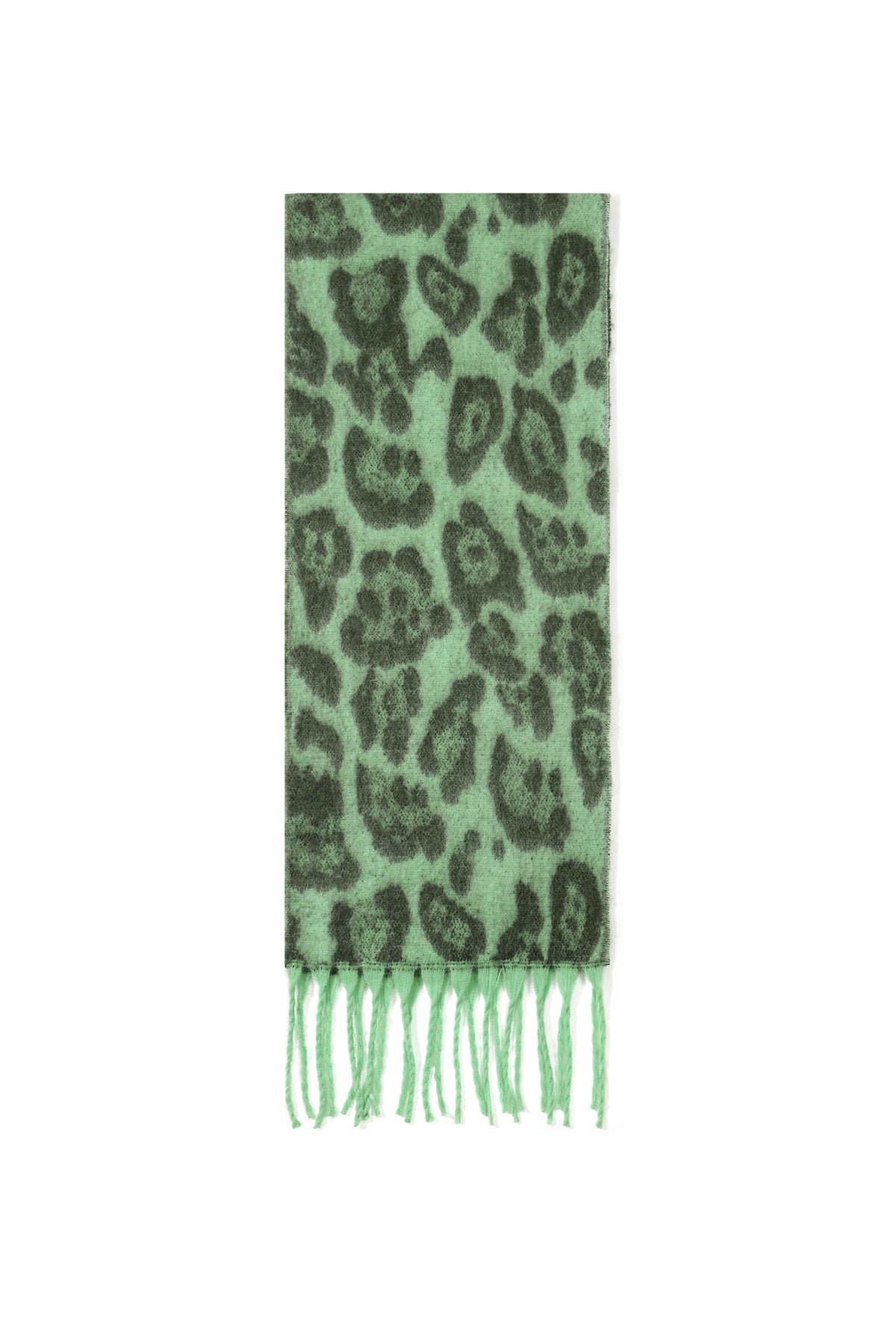 Wintersjaals met bloemenprint, casual, polyester, dagelijkse accessoires