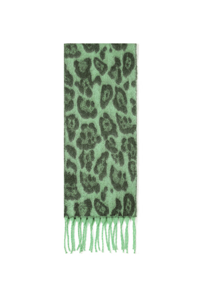 Wintersjaals met bloemenprint, casual, polyester, dagelijkse accessoires
