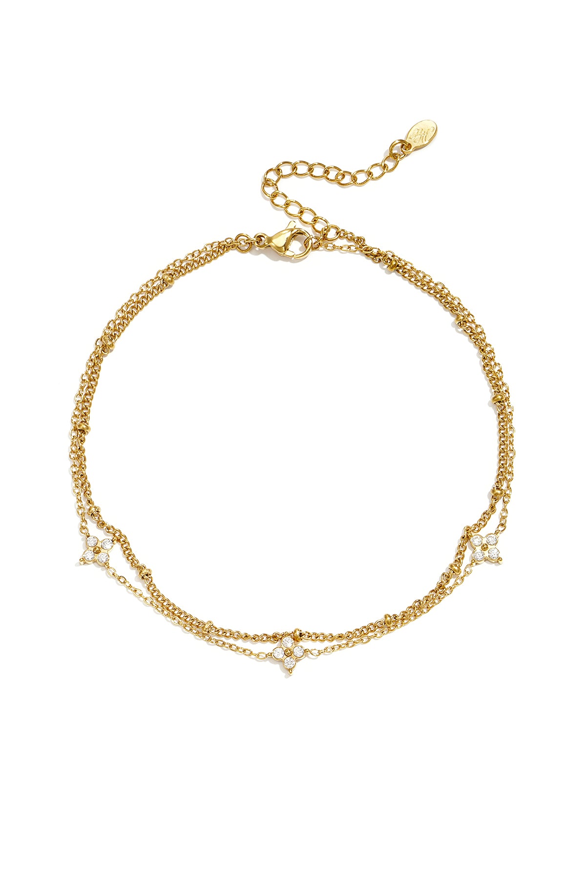 Enkelbandjes van roestvrij staal, Star Simple Daily Simple Series, damessieraden