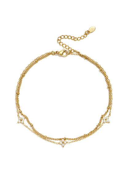 Enkelbandjes van roestvrij staal, Star Simple Daily Simple Series, damessieraden