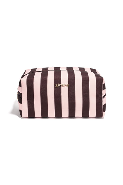Make-up tasjes met strepen, eenvoudig, polyester, dagelijkse accessoires
