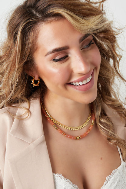 Ketting muntjes - Zilver Stainless Steel