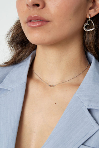 klassieke ketting met balletjes
