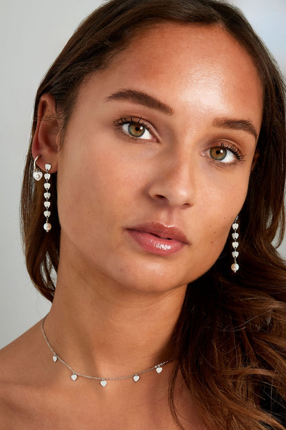 simpele ketting met hartjes hangers