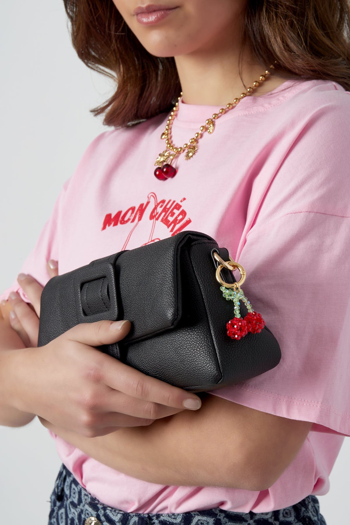 Cherry charm hanger