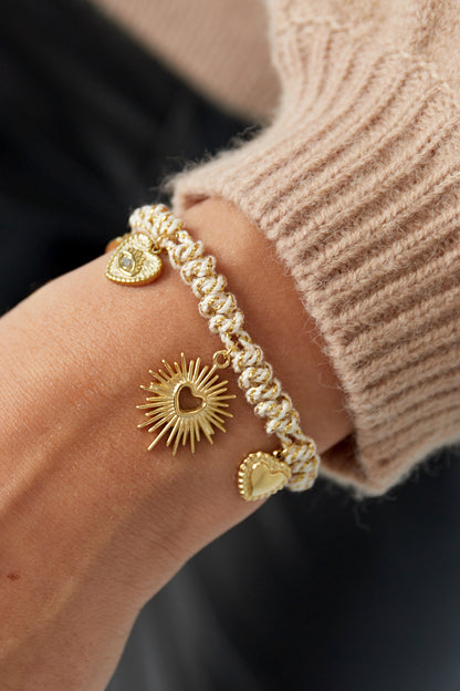 armband linked in love - groen en 