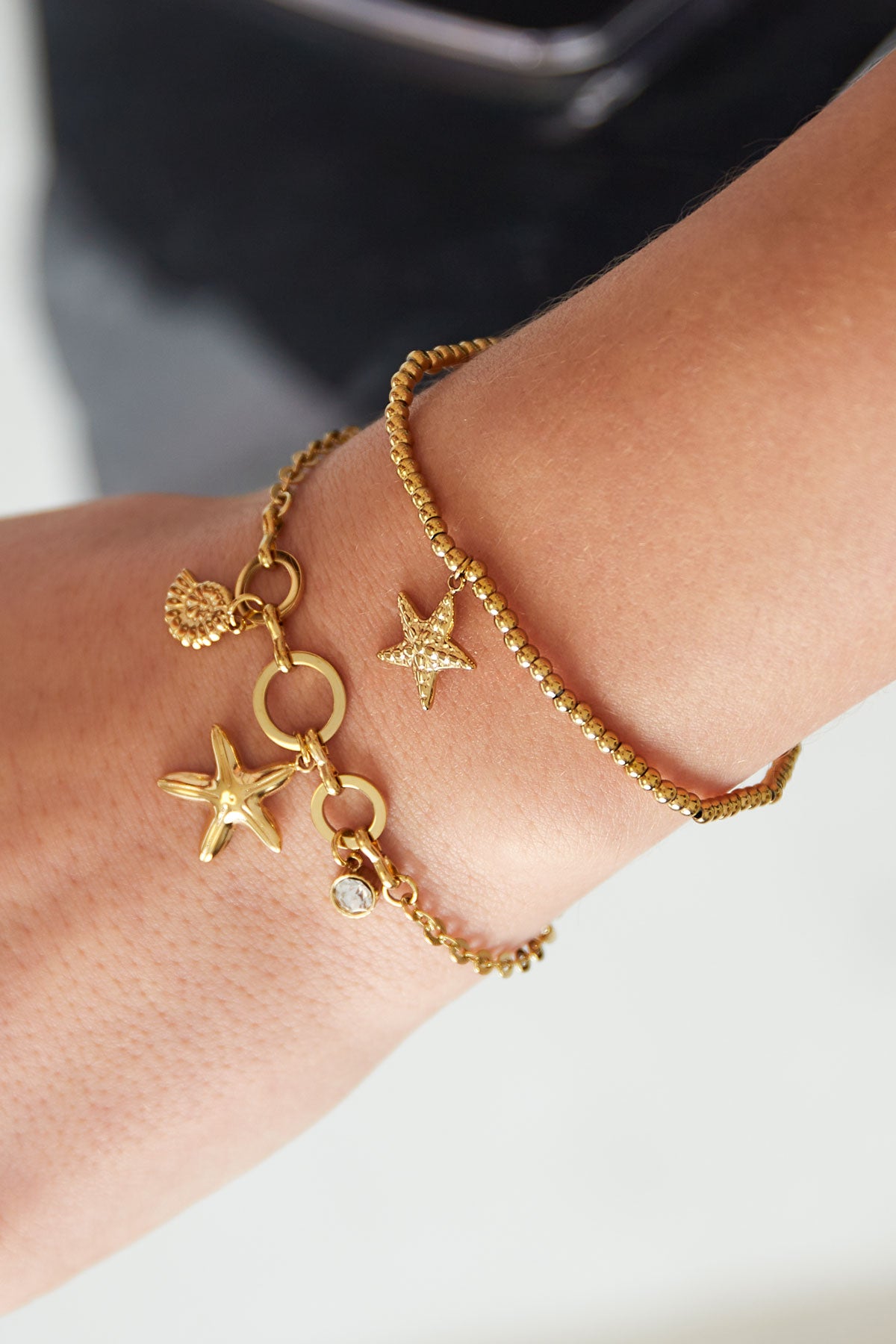 simpele armband kleine zeester
