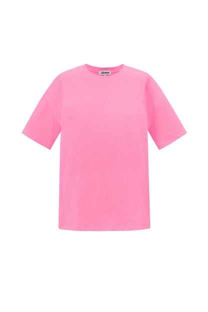 All-Fit Knitted Cotton T-Shirt in Vibrant Colors