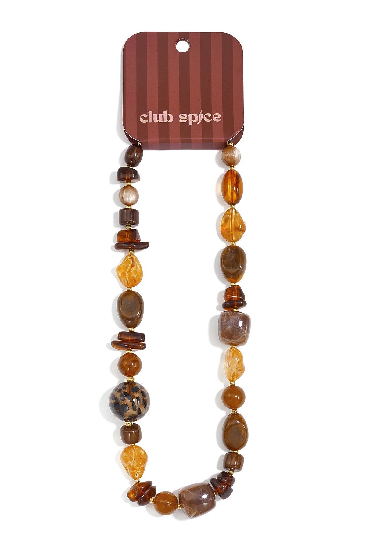 Kralenkettingen van hars met onregelmatige vorm, casual, alledaagse, eenvoudige serie, damessieraden