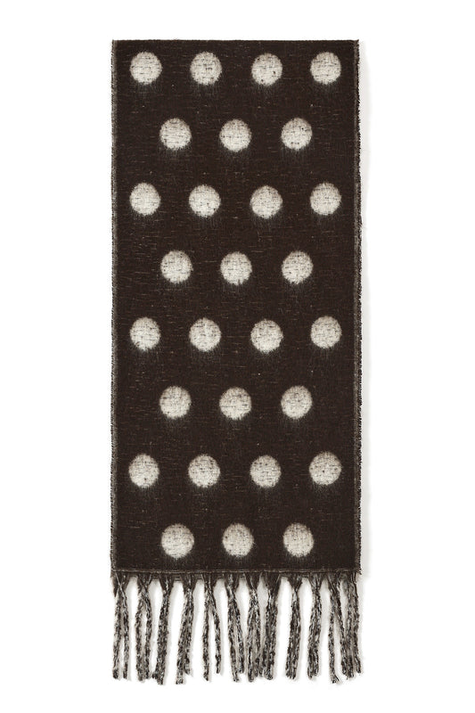 Wintersjaals met stippen, casual, polyester, dagelijkse accessoires