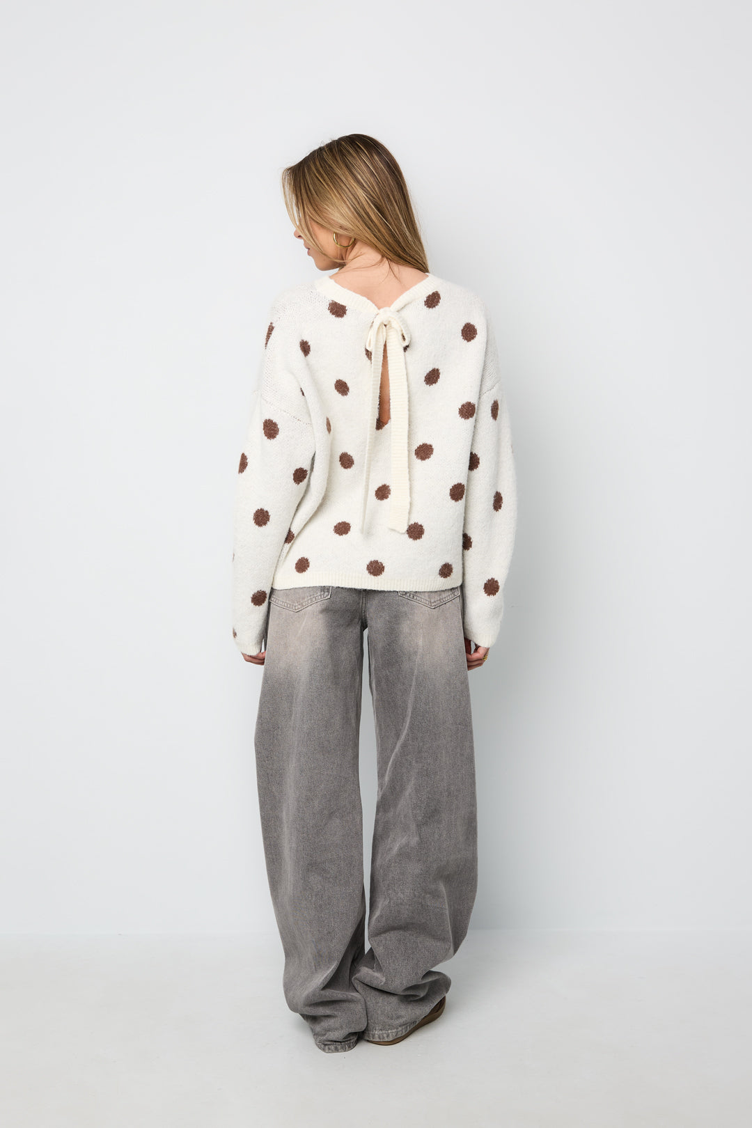 Trui met open rug