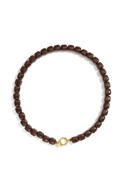 Acryl kralenkettingen met kleurverloop, casual, alledaagse, eenvoudige serie, dames sieraden