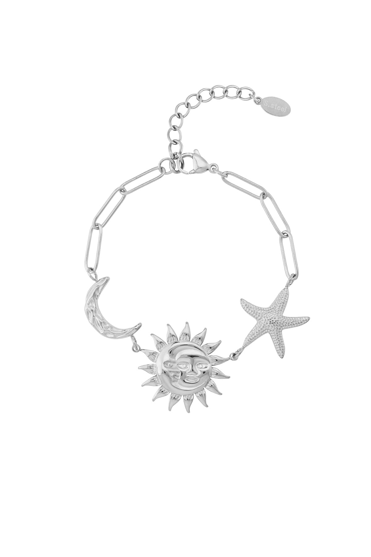 Zon Maan Ster Ketting