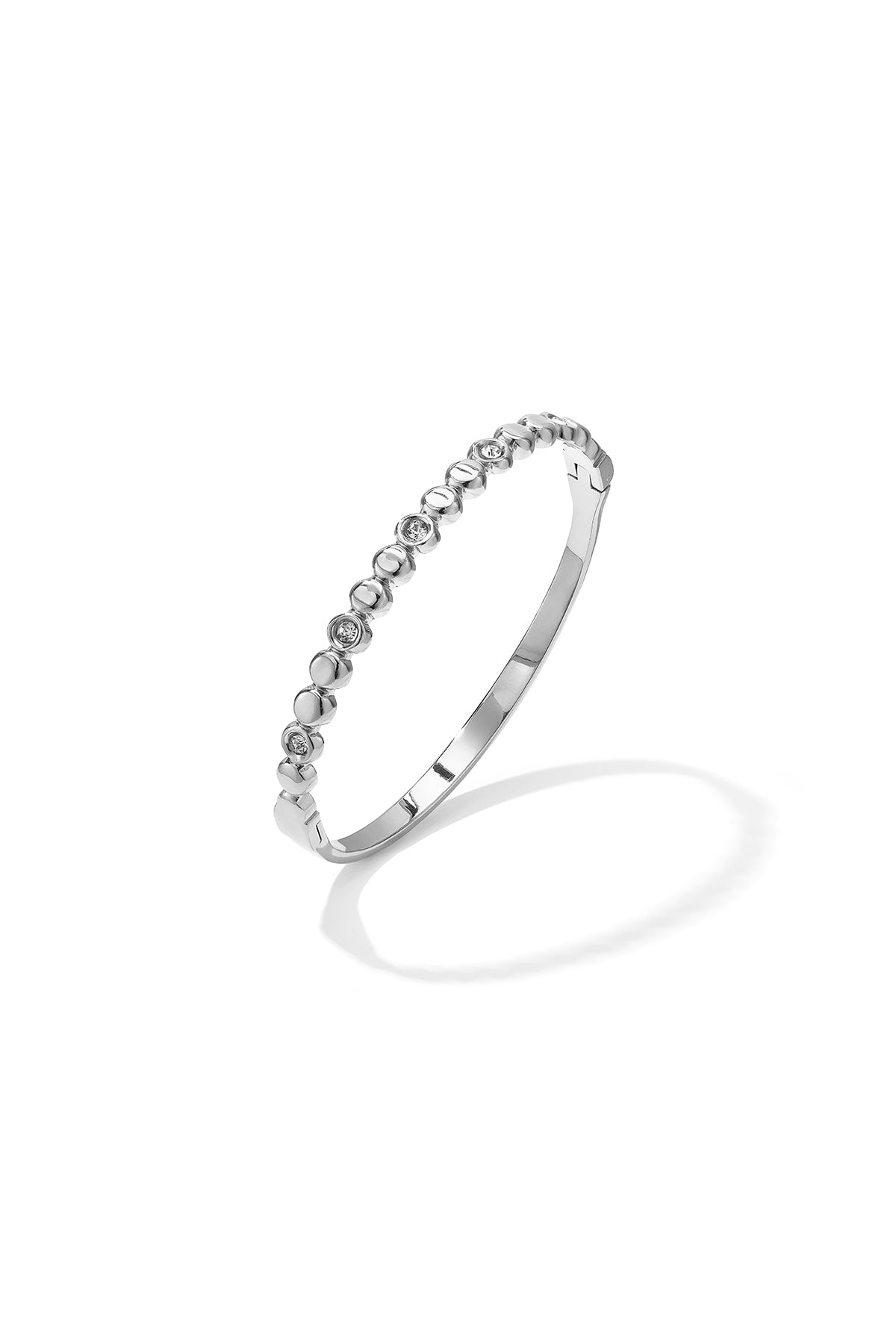 Roestvrijstalen ronde armbanden, eenvoudige dagelijkse sieraden uit de Simple Series voor dames.