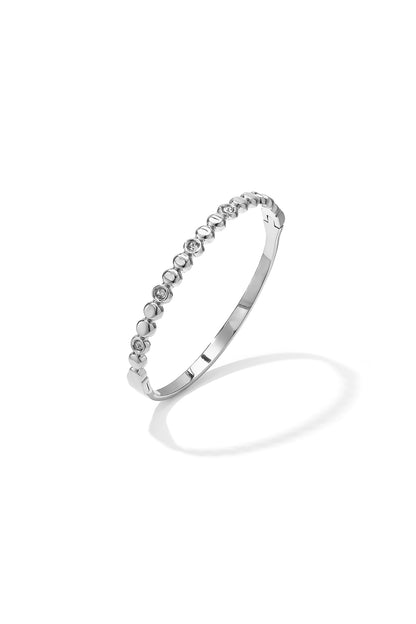Roestvrijstalen ronde armbanden, eenvoudige dagelijkse sieraden uit de Simple Series voor dames.