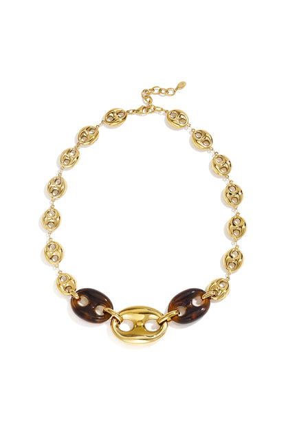 Roestvrijstalen kettingen met geometrische vorm, eenvoudige, alledaagse serie, dames sieraden