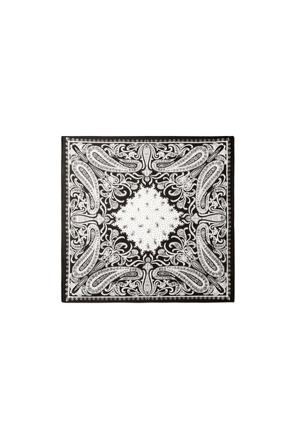 Wintersjaals met paisley-patroon, klassiek fluweel, dagelijkse accessoires