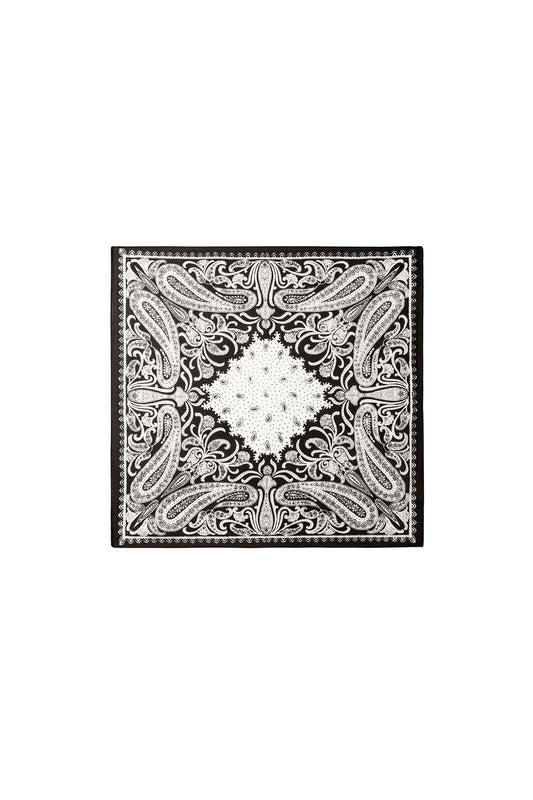 Wintersjaals met paisley-patroon, klassiek fluweel, dagelijkse accessoires