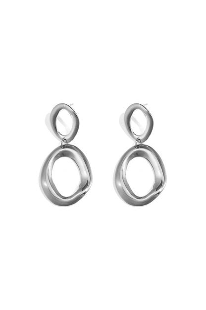 Stylish Stainless Steel Drop Earrings for Women