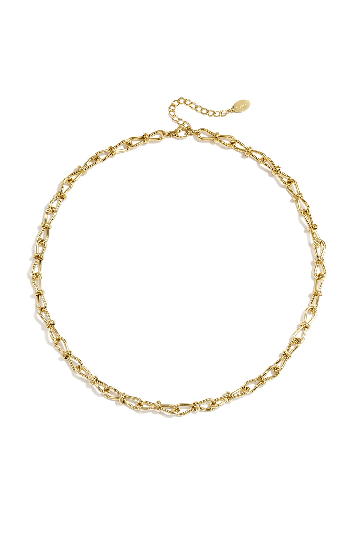 Roestvrijstalen kettingen met geometrische vorm, eenvoudige, alledaagse serie, dames sieraden