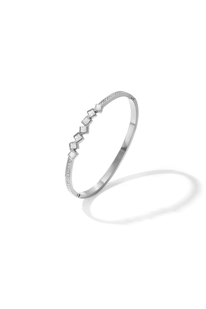Roestvrijstalen rechthoekige armbanden, eenvoudige dagelijkse sieraden uit de Simple Series voor dames.