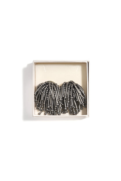 Oorbellen van glaskralen, eenvoudige kralen, dagelijkse sieraden, eenvoudige serie voor dames.