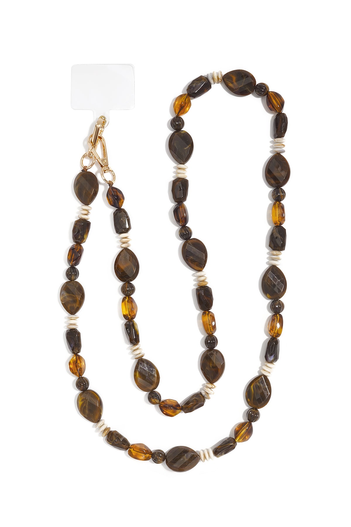 Telefoonketting met kralen, eenvoudige acryl accessoires voor dagelijks gebruik
