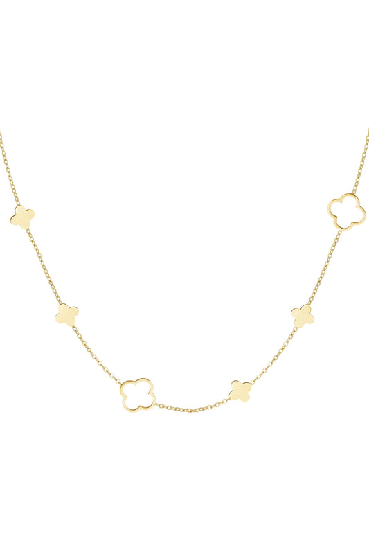 ketting verschillende klavertjes