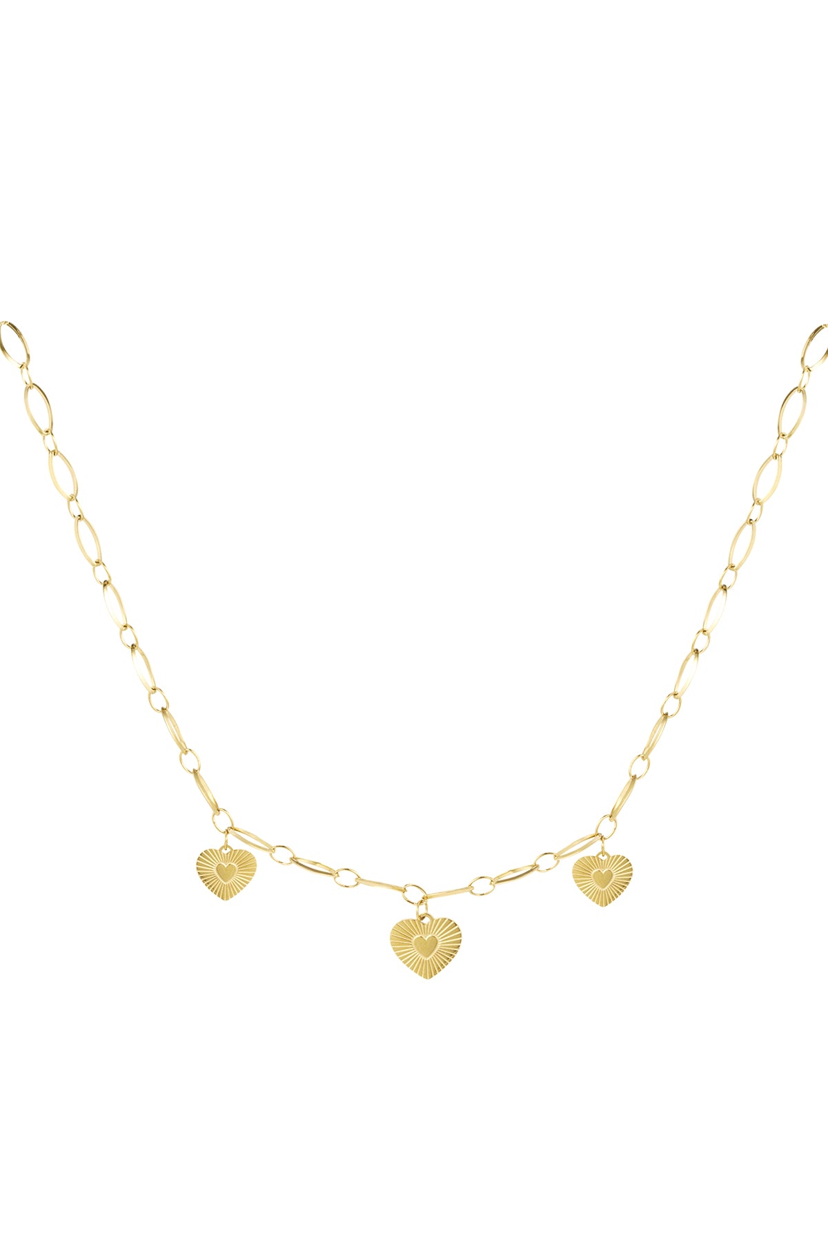 ketting drie hartjes coins