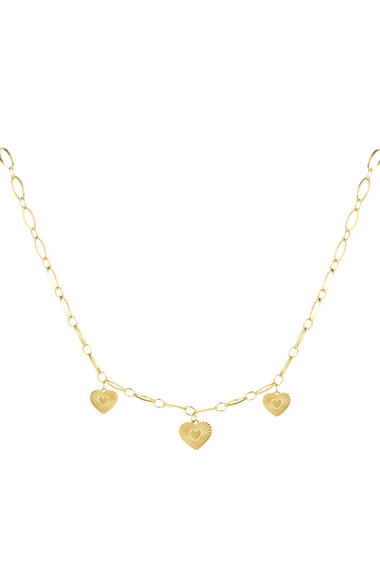 ketting drie hartjes coins