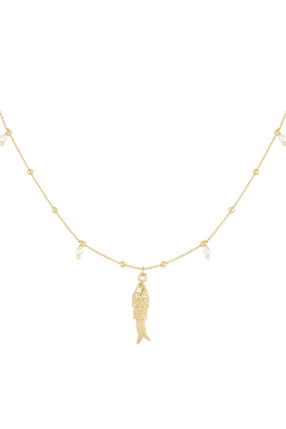 Basis ketting met vis - Zilverkleur