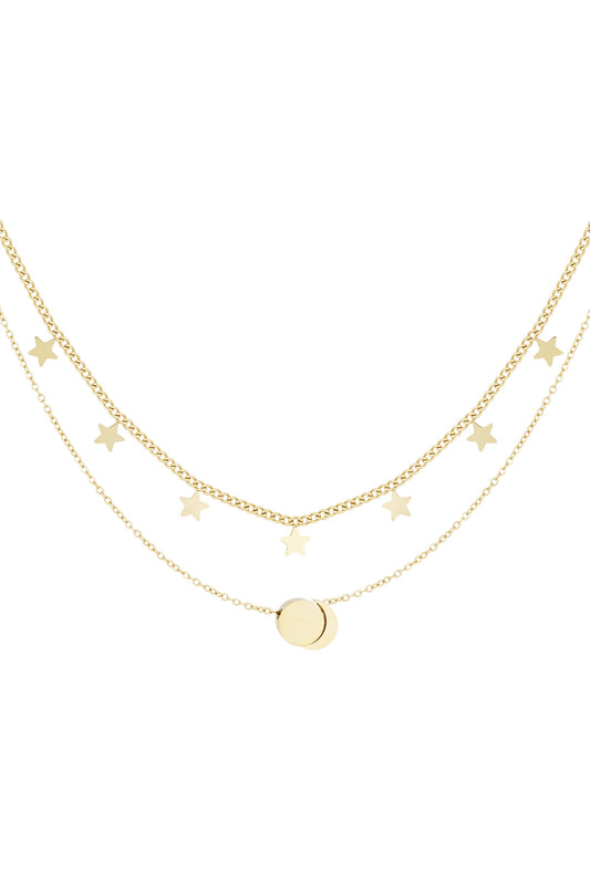 dubbele sterren ketting