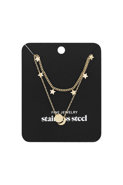 dubbele sterren ketting