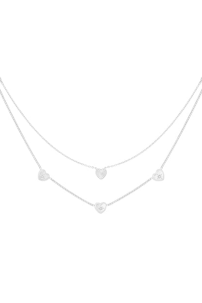 All the love ketting - zilverkleur