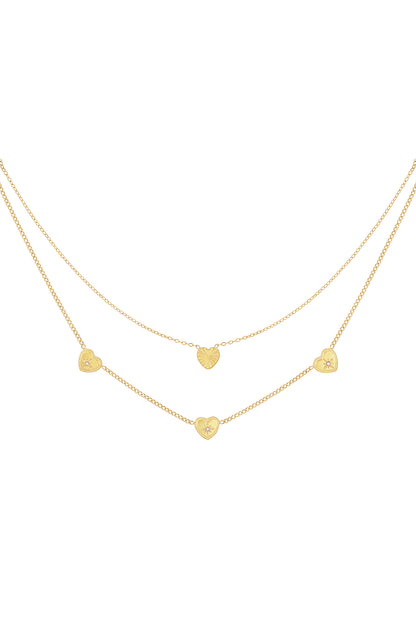All the love ketting - zilverkleur