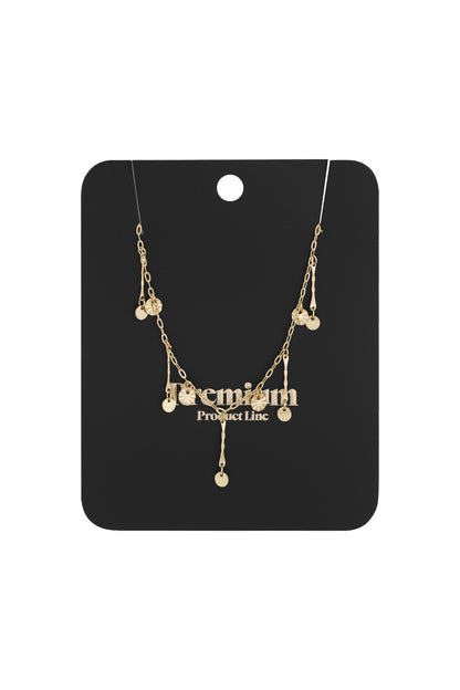 Golden Glimmer Necklace - Gold kleur