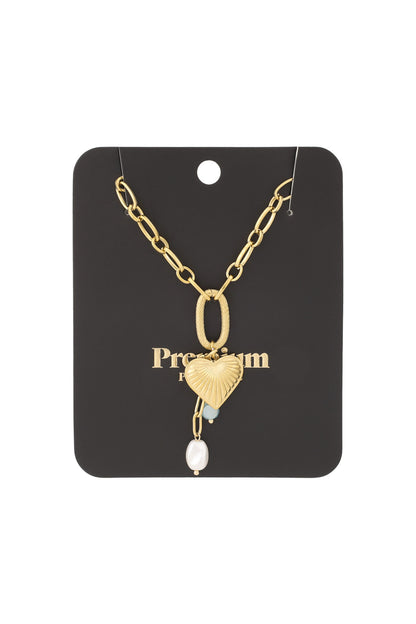 heart glow ketting