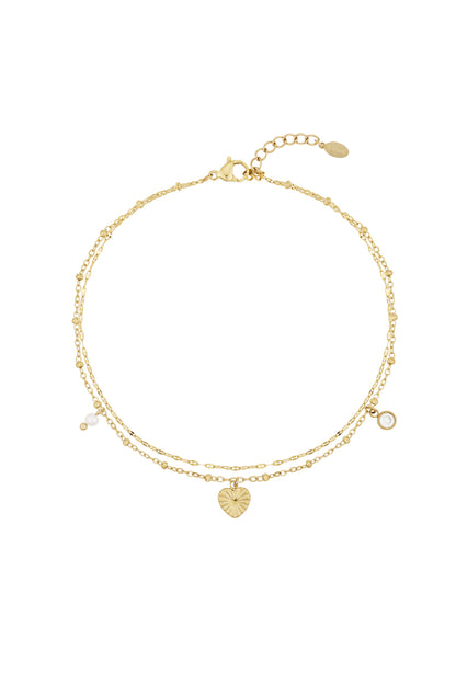 love love love enkel armband