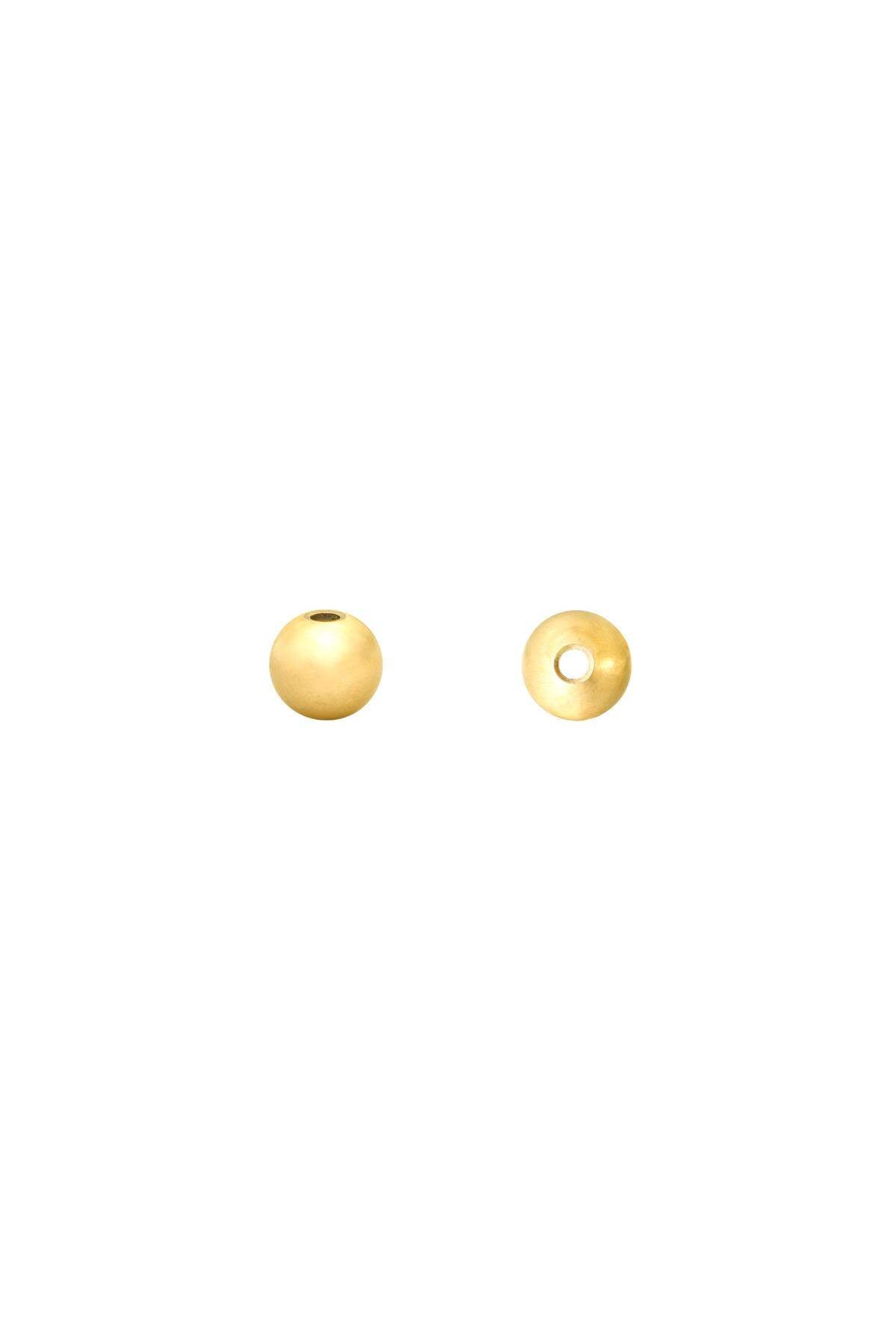 DIY Beads Ball 3MM Zilver Stainless Steel