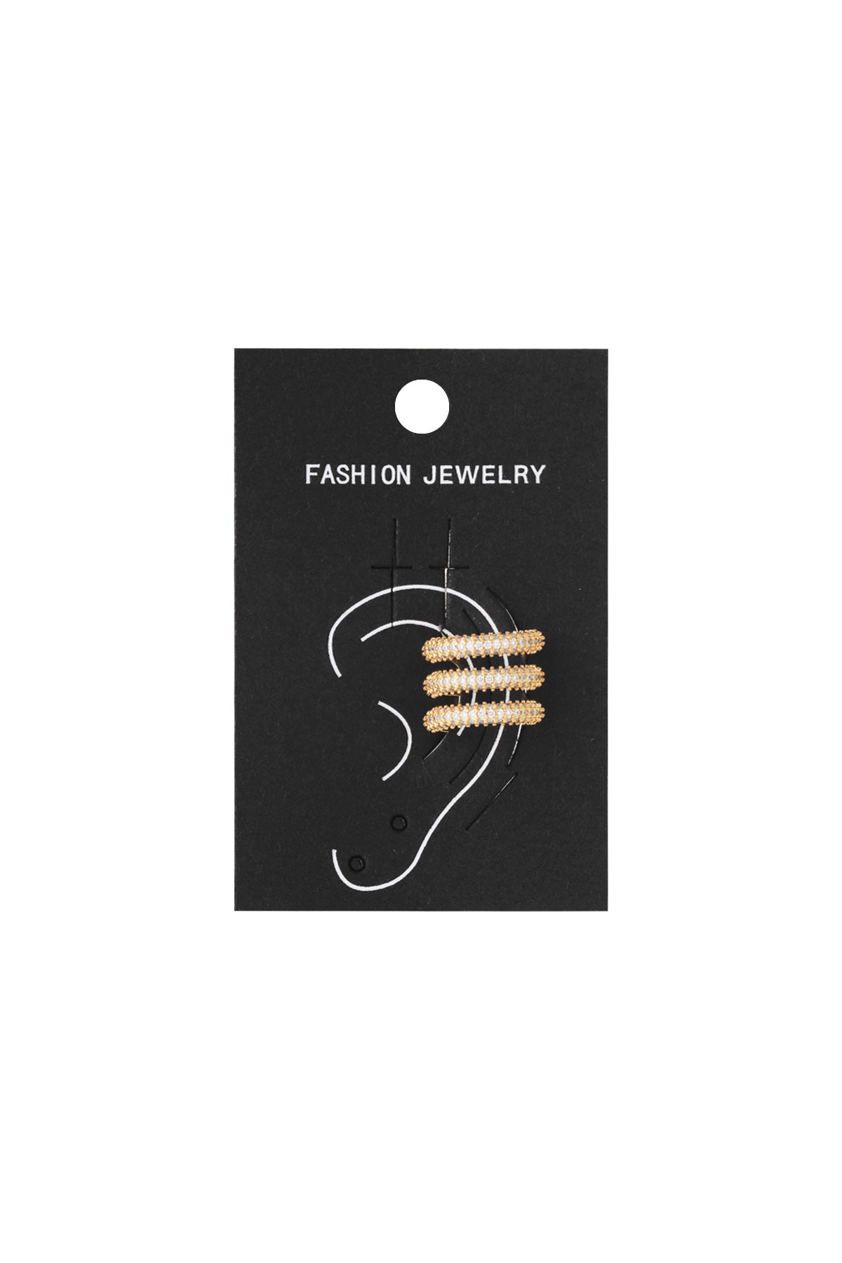 Ear cuff bling trio