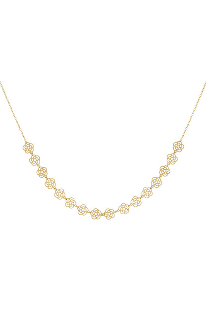Bloemenliefde ketting
