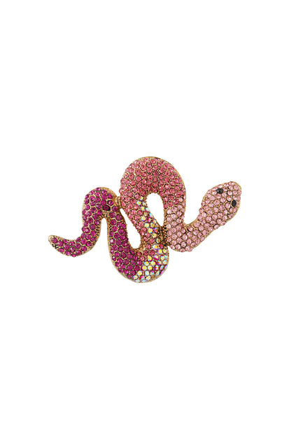 Slang Broche - Roze & Paars