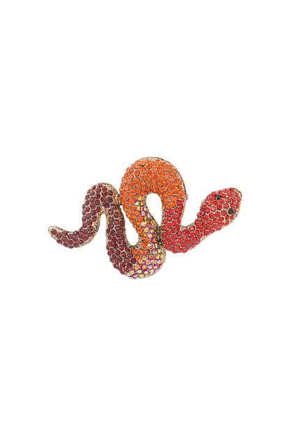Slang Broche - Roze & Paars
