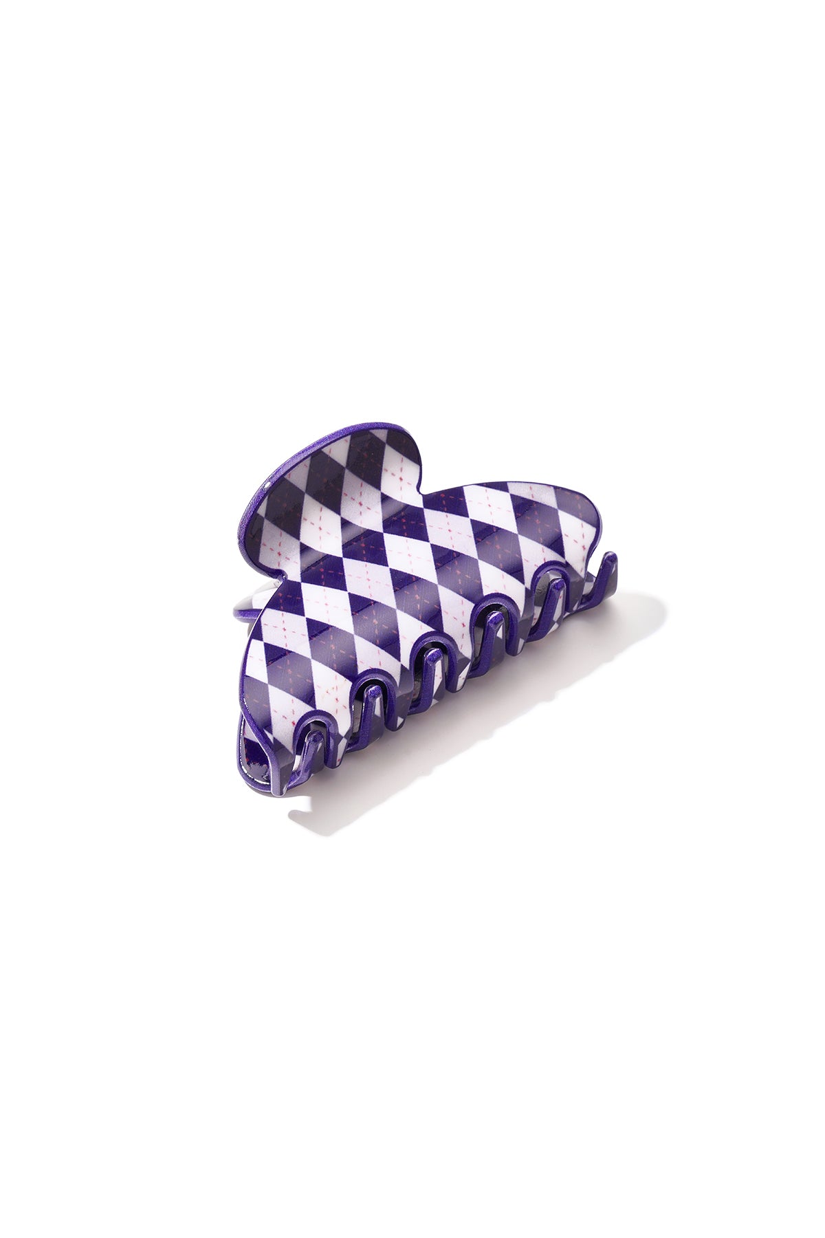 Haarklemmen met ruitjespatroon, casual PVC-accessoires voor dagelijks gebruik