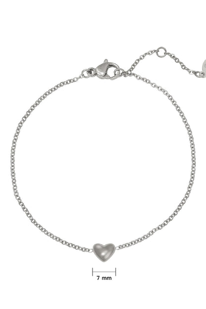 Armband Always in my Heart Zilver Stainless Steel