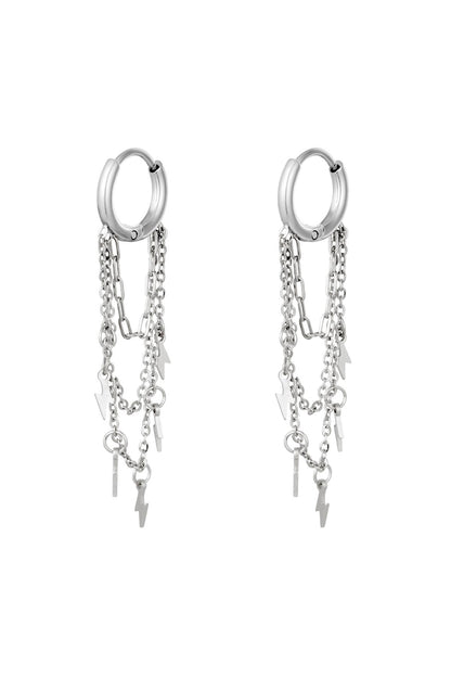 Oorbellen Thunder Goud kleur Stainless Steel