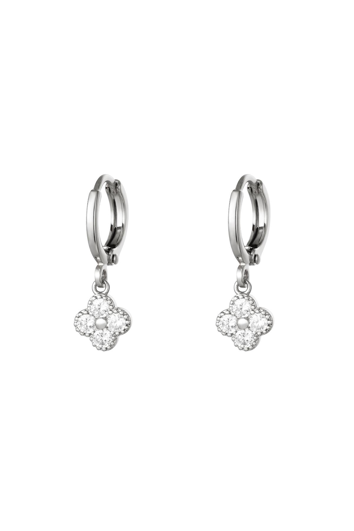 Oorbellen Clover Goud kleur Koper