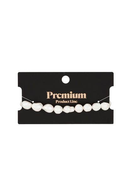 Armband parel hart sluiting Goud kleur Stainless Steel